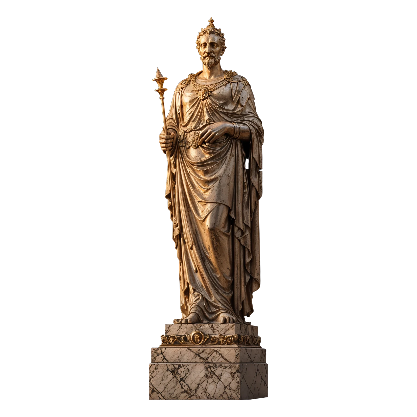 The statue extracted straight from the kit sheet